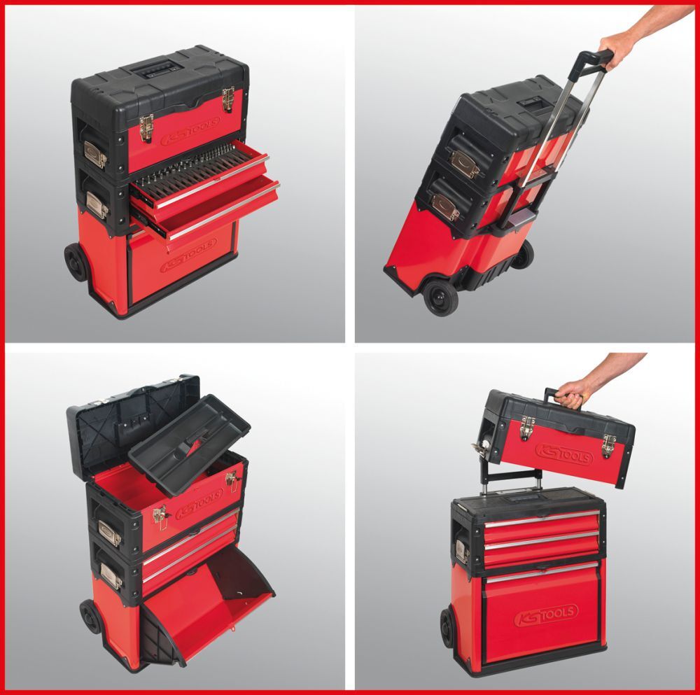 KS Tools Fahrbarer Kunststoff-Stahlblech-Werkzeugkasten Produktbild KS Tools Fahrbarer Kunststoff-Stahlblech-Werkzeugkasten bild 6
