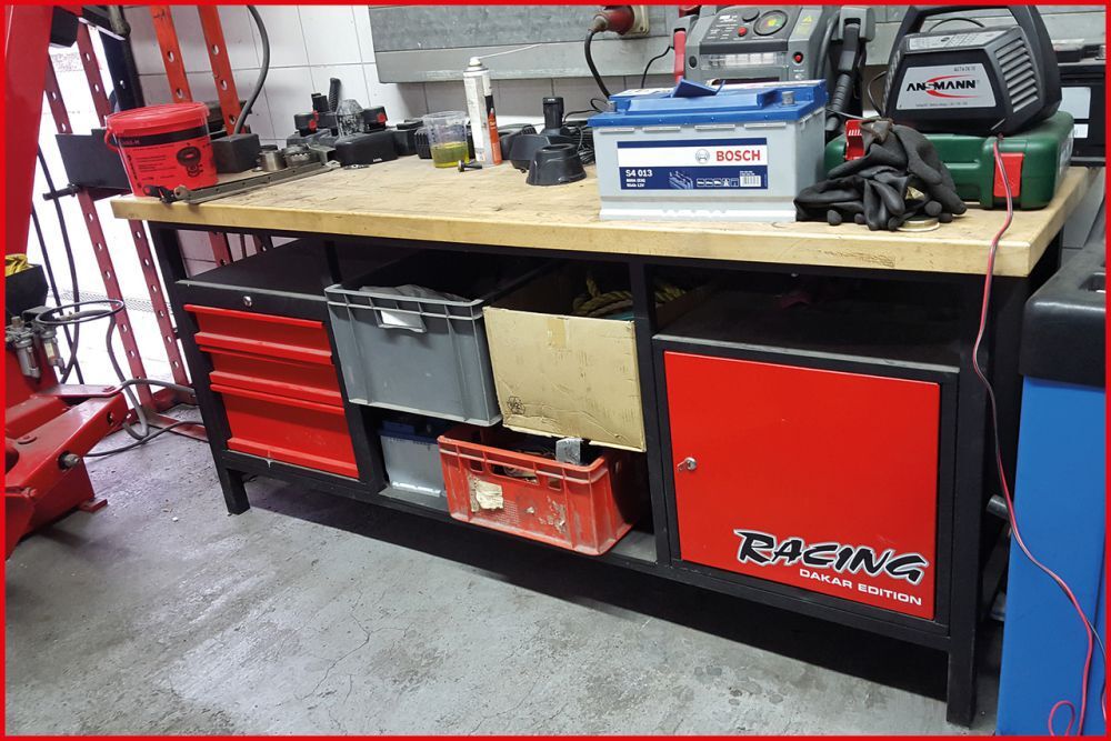 KS TOOLS XXL Werkbank mit 3 Schubladen und 1 Tür Produktbild KS TOOLS XXL Werkbank mit 3 Schubladen und 1 Tür bild 3