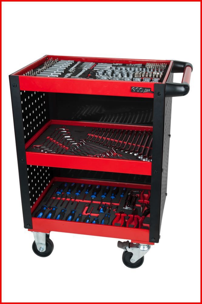 KS Tools ECOline Werkstatt-Servicewagen mit Lochplattenverkleidung Produktbild KS Tools ECOline Werkstatt-Servicewagen mit Lochplattenverkleidung bild 5