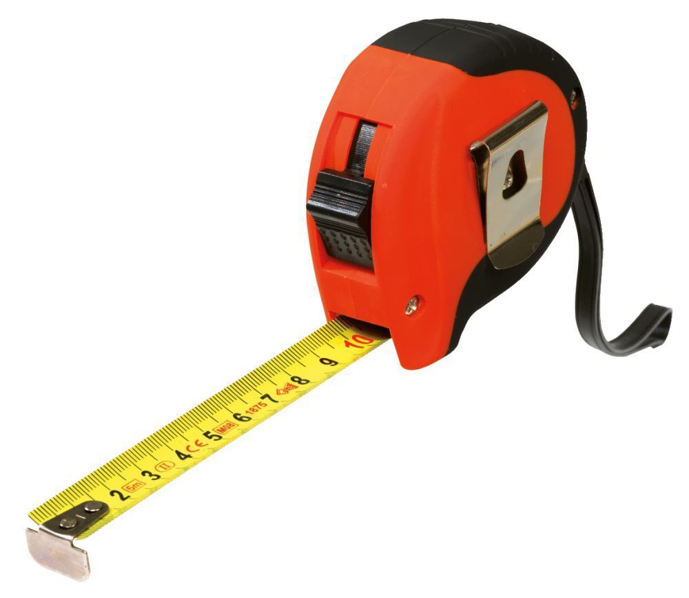 KS Tools Bandmaß mit Feststeller schwarz - rot 5m 19mm Produktbild KS Tools Bandmaß mit Feststeller schwarz - rot 5m 19mm