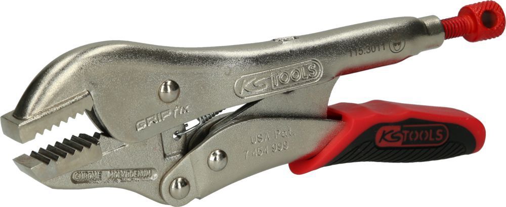 KS TOOLS Gripzange mit Easy-Release gerade Backen, 40mm, L=175mm Produktbild KS TOOLS Gripzange mit Easy-Release gerade Backen, 40mm, L=175mm