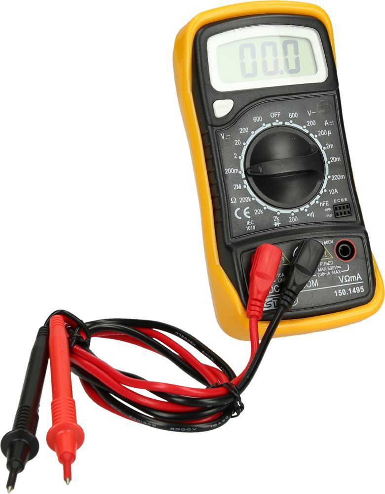 KS Tools Digital Multimeter inkl. Prüfspitzen Produktbild KS Tools Digital Multimeter inkl. Prüfspitzen