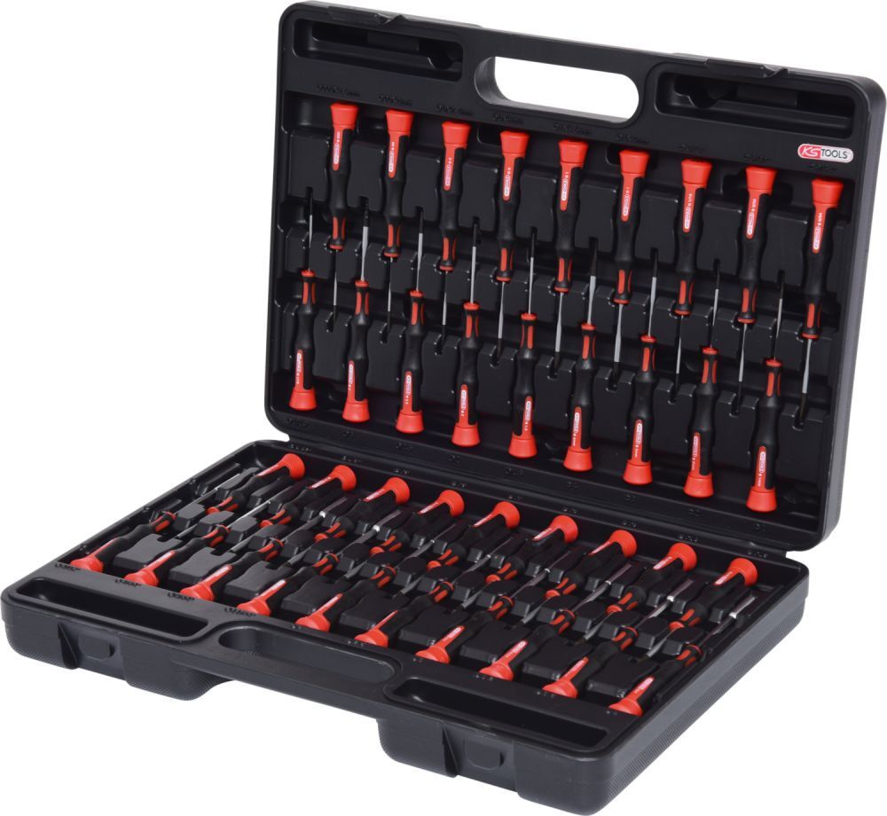 KS Tools Feinmechanik Schraubendreher Satz 37 teilig Produktbild KS Tools Feinmechanik Schraubendreher Satz 37 teilig