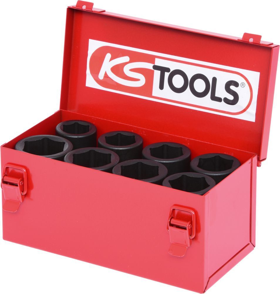 KS Tools 3/4" Sechskant-Kraft-Stecknuss-Satz, 8-tlg. lang Produktbild KS Tools 3/4" Sechskant-Kraft-Stecknuss-Satz, 8-tlg. lang