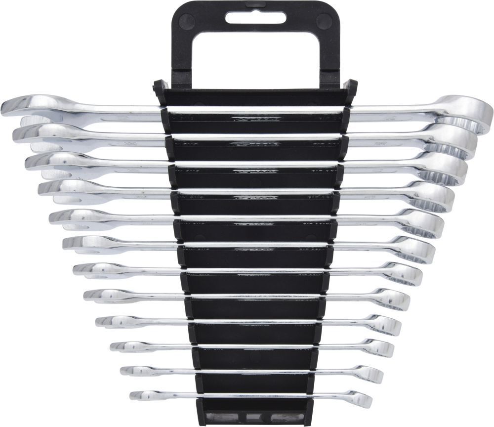 KS Tools CLASSIC Ringmaulschlüssel Satz abgewinkelt 12-teilig 8-19 mm Produktbild KS Tools CLASSIC Ringmaulschlüssel Satz abgewinkelt 12-teilig 8-19 mm