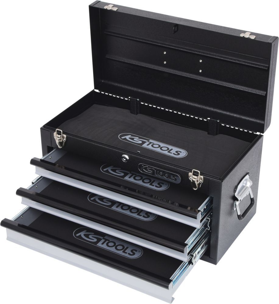 KS Tools Werkzeugtruhe mit 3 Schubladen-schwarz, L508xH255xB303mm Produktbild KS Tools Werkzeugtruhe mit 3 Schubladen-schwarz, L508xH255xB303mm