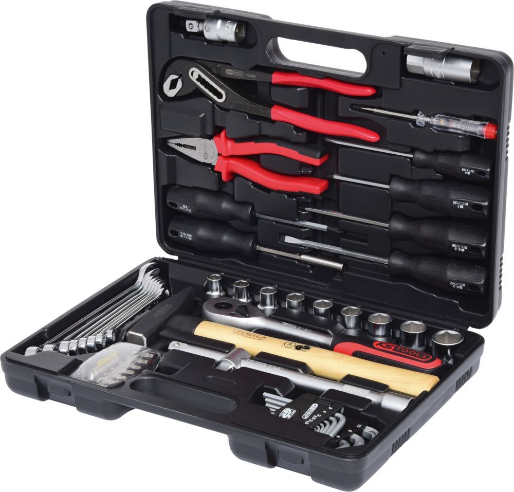KS Tools 1/4 Zoll und 1/2 Zoll Werkzeug Satz 50-teilig Produktbild KS Tools 1/4 Zoll und 1/2 Zoll Werkzeug Satz 50-teilig