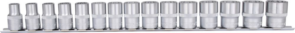 KS Tools 1/2" 12 kant Stecknuss Satz 10 bis 24mm 15 Teile Produktbild KS Tools 1/2" 12 kant Stecknuss Satz 10 bis 24mm 15 Teile
