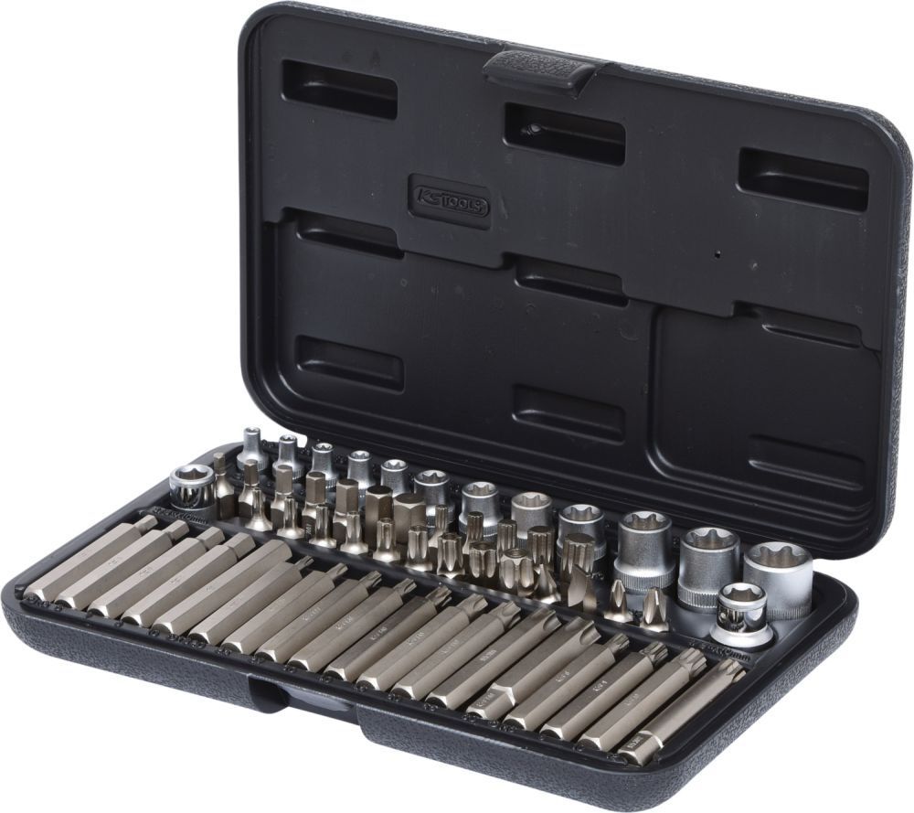 KS Tools 1/4 Zoll - 1/2 Zoll Torx Steckschlüssel und Bit Satz 57 teilig Produktbild KS Tools 1/4 Zoll - 1/2 Zoll Torx Steckschlüssel und Bit Satz 57 teilig