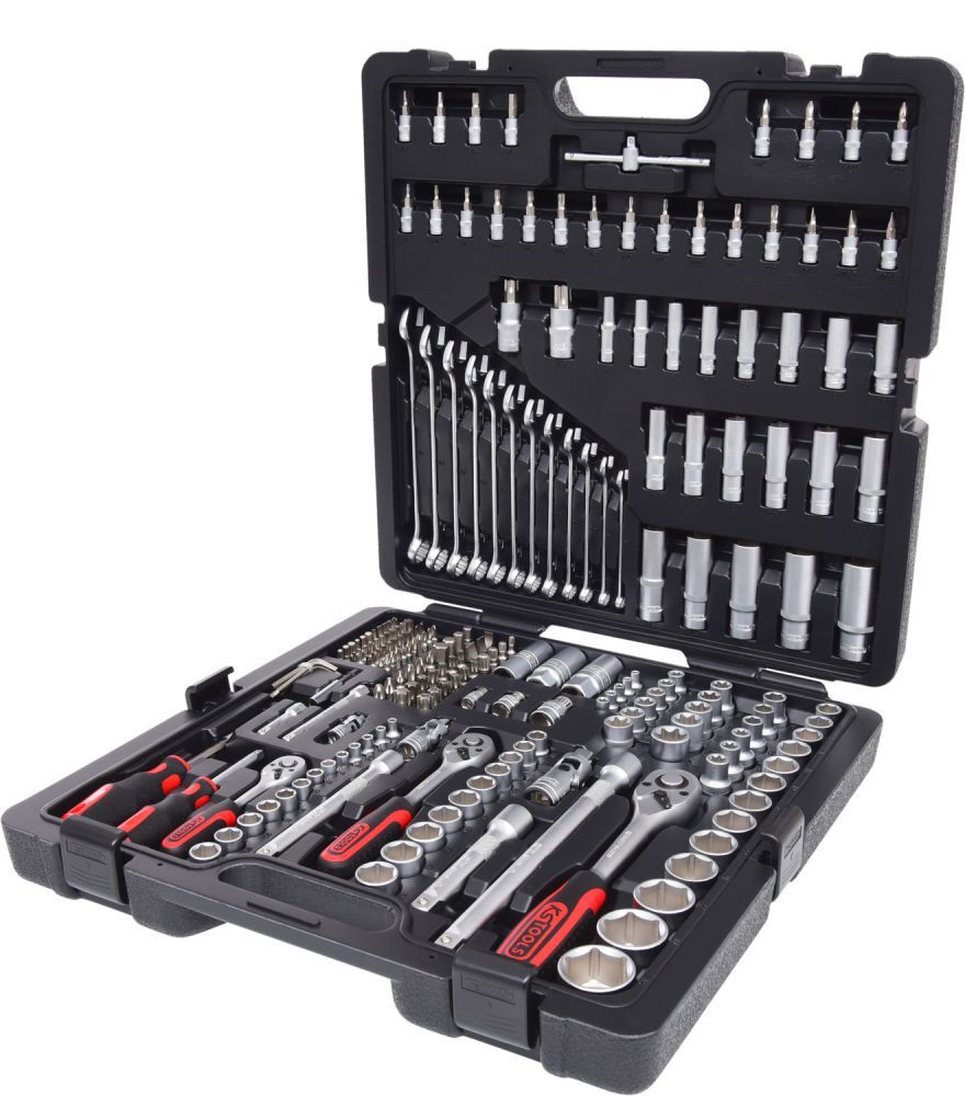 KS Tools 1/4" + 3/8" + 1/2" Steckschlüssel-Satz, 216-tlg. Produktbild KS Tools 1/4" + 3/8" + 1/2" Steckschlüssel-Satz, 216-tlg.