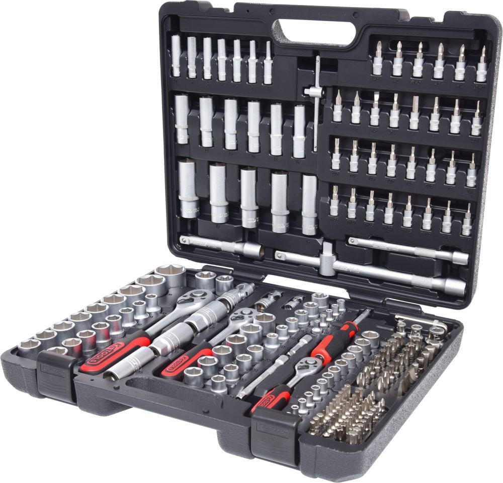 KS Tools 1/4Zoll und 3/8 Zoll und 1/2 Zoll Steckschlüssel Satz 195-teilig Produktbild KS Tools 1/4Zoll und 3/8 Zoll und 1/2 Zoll Steckschlüssel Satz 195-teilig