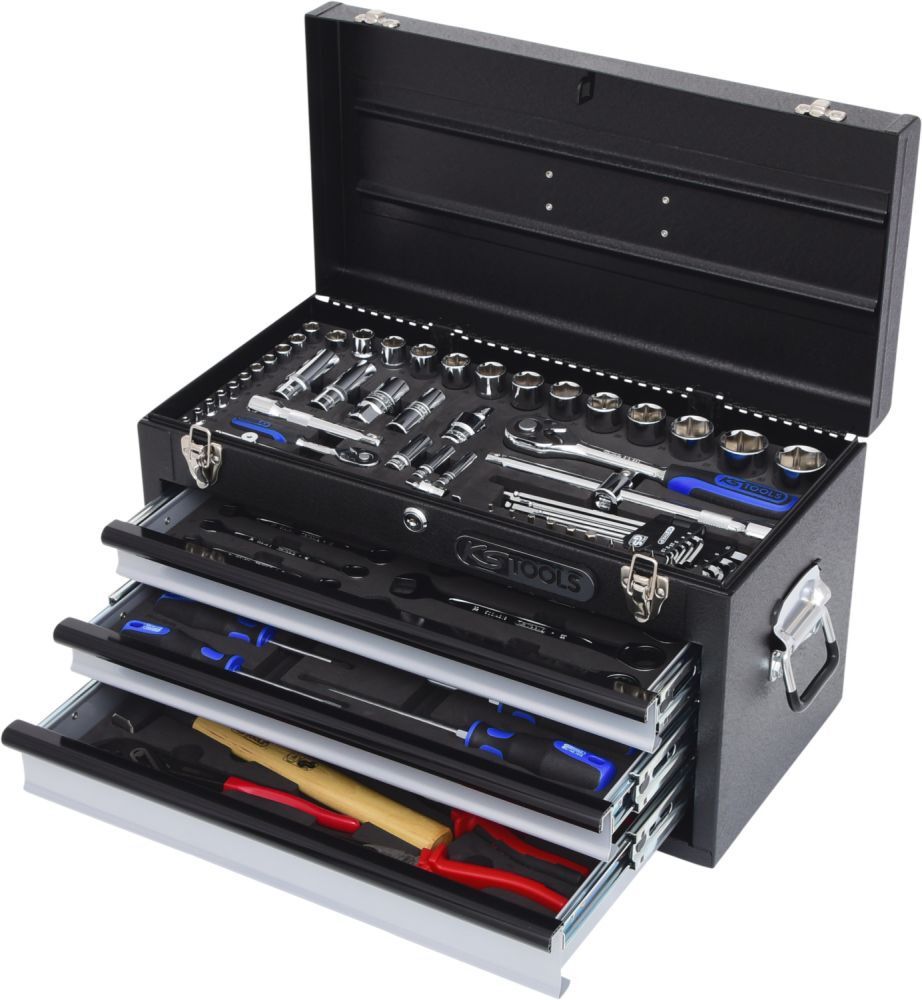 KS Tools 1/4 Zoll und 1/2 Zoll CHROMEplus Universal Werkzeug Satz 99 teilig GEAR KS Tools 1/4 Zoll und 1/2 Zoll CHROMEplus Universal Werkzeug Satz 99 teilig GEAR