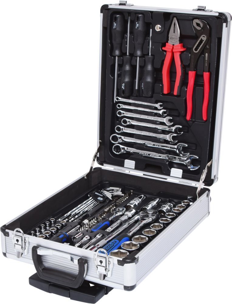 KS Tools 1/4 Zoll und 1/2 Zoll CHROMEplus Werkzeug Satz 90 teilig Produktbild KS Tools 1/4 Zoll und 1/2 Zoll CHROMEplus Werkzeug Satz 90 teilig