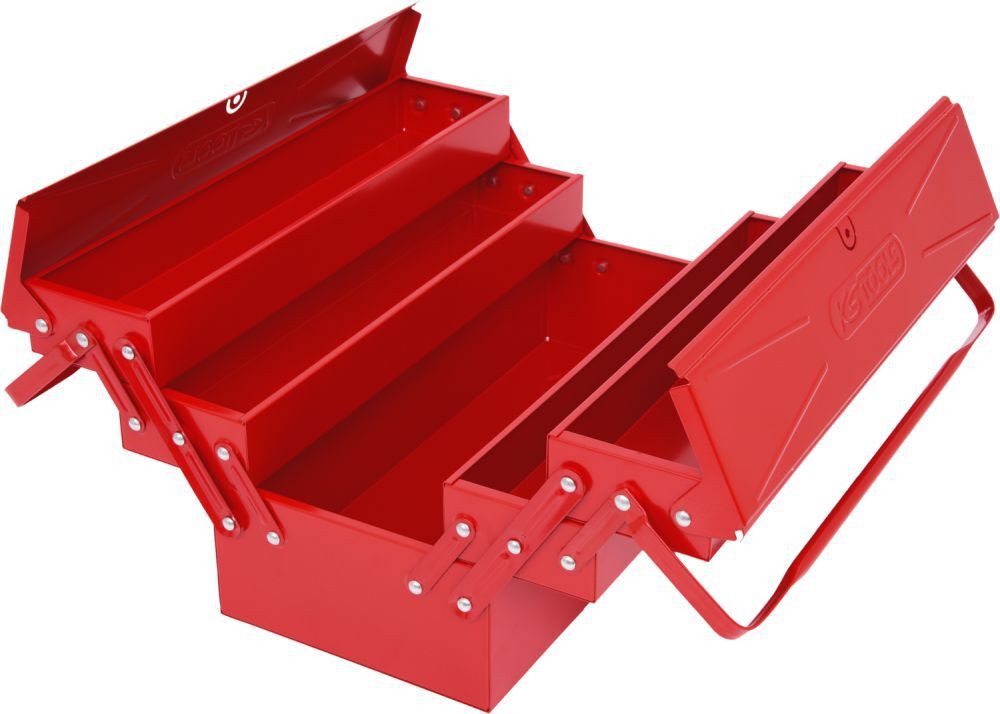 KS Tools Werkzeugkiste Metall, 5 Fächer, 420mm Produktbild KS Tools Werkzeugkiste Metall, 5 Fächer, 420mm