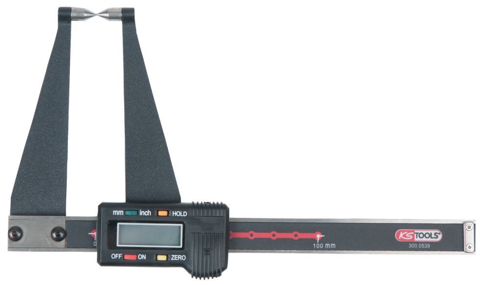 KS Tools Digital-Bremsscheiben-Prüflehre LKW, 0-100mm Produktbild KS Tools Digital-Bremsscheiben-Prüflehre LKW, 0-100mm