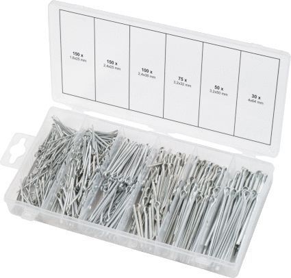 KS Tools Sortiment Splinte 1,6x25,4mm - 4,0x63,5mm 555 tlg. Produktbild KS Tools Sortiment Splinte 1,6x25,4mm - 4,0x63,5mm 555 tlg.