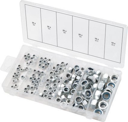 KS Tools Sortiment Sicherungsmuttern M4 - 12 146 tlg. Produktbild KS Tools Sortiment Sicherungsmuttern M4 - 12 146 tlg.