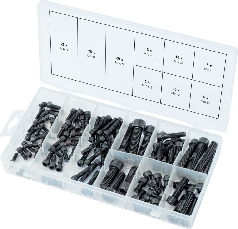 KS Tools Sortiment Innensechkant Schrauben metrisch 106 tlg. Produktbild KS Tools Sortiment Innensechkant Schrauben metrisch 106 tlg.