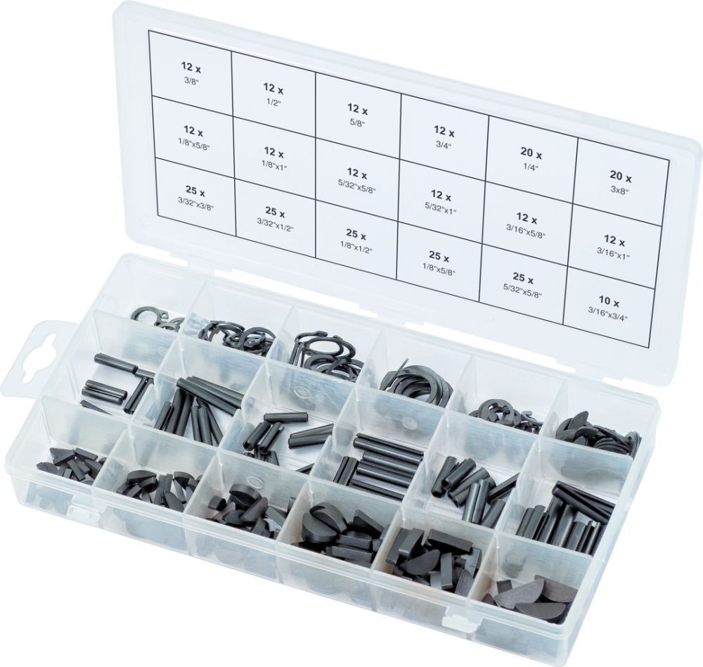 KS Tools Sortiment Spannstift Seegering Federkeile E Sicherungsring 295 tlg. Produktbild KS Tools Sortiment Spannstift Seegering Federkeile E Sicherungsring 295 tlg.
