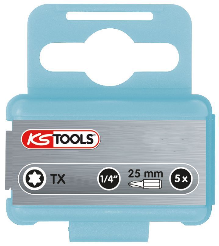 KS Tools 1/4 Zoll EDELSTAHL Bit Torx 25mm T30 5er Pack Produktbild KS Tools 1/4 Zoll EDELSTAHL Bit Torx 25mm T30 5er Pack bild 2