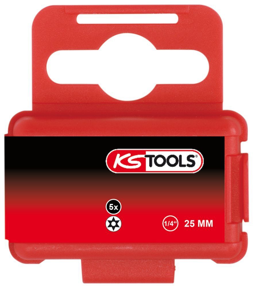 KS Tools 1/4 Zoll CLASSIC Bit Torx Bohrung 25mm TB40 5er Pack KS Tools 1/4 Zoll CLASSIC Bit Torx Bohrung 25mm TB40 5er Pack