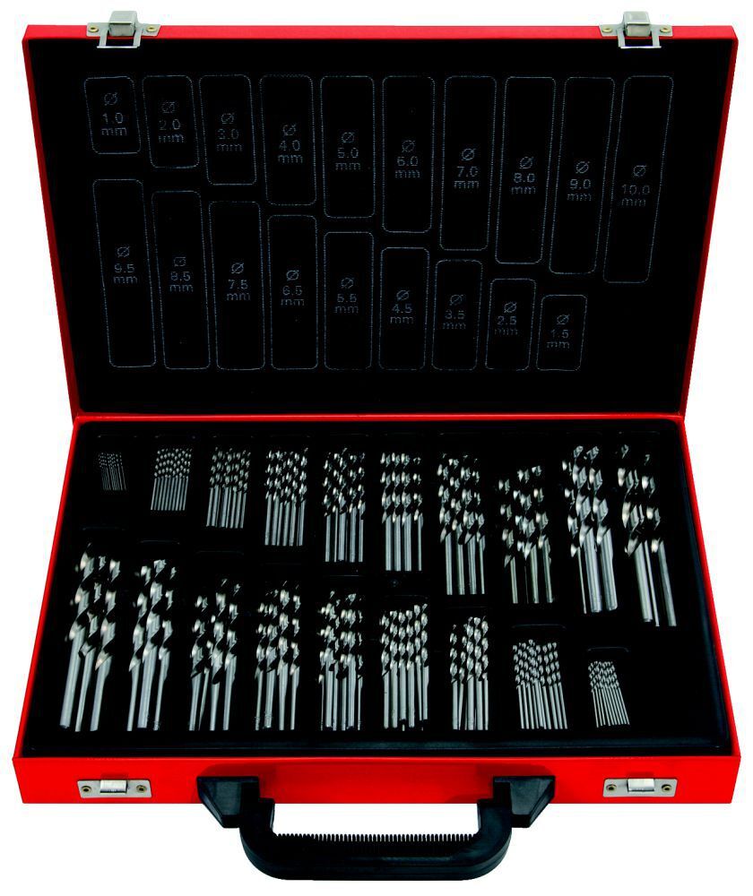 KS Tools HSS G Spiralbohrer Satz 170 teilig 1-10mm Produktbild KS Tools HSS G Spiralbohrer Satz 170 teilig 1-10mm