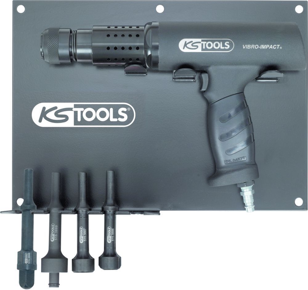 KS Tools Vibro-Power Druckluft-Meißelhammer-Satz, 6-tlg. Produktbild KS Tools Vibro-Power Druckluft-Meißelhammer-Satz, 6-tlg.