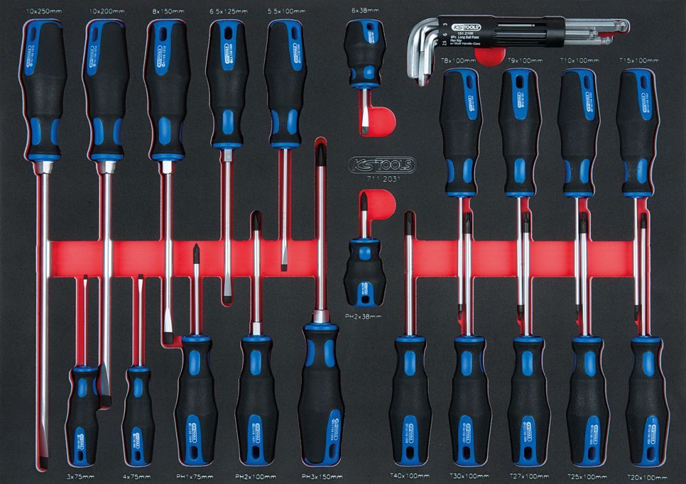 KS Tools SCS Schraubendreher Satz 29-teilig in 1/1 Systemeinlage Produktbild KS Tools SCS Schraubendreher Satz 29-teilig in 1/1 Systemeinlage