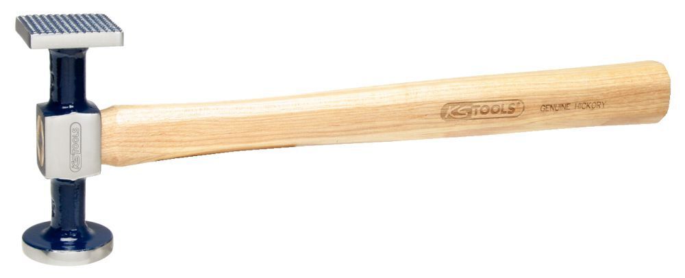 KS Tools Karosserie-Riffelhammer fein, rund/eckig, 325mm Produktbild KS Tools Karosserie-Riffelhammer fein, rund/eckig, 325mm