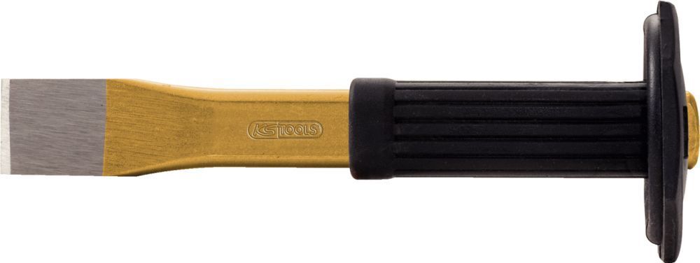 KS Tools Flachmeißel mit Handschutzgriff oval 250 mm Produktbild KS Tools Flachmeißel mit Handschutzgriff oval 250 mm