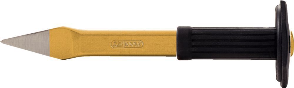 KS Tools Kreuzmeißel mit Handschutzgriff flach oval 300 mm Produktbild KS Tools Kreuzmeißel mit Handschutzgriff flach oval 300 mm