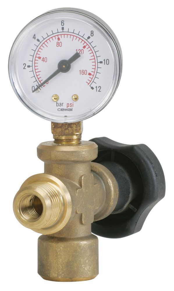 KS Tools Zusatzmanometer 12 bar zu Druck Prüfpumpe Produktbild KS Tools Zusatzmanometer 12 bar zu Druck Prüfpumpe