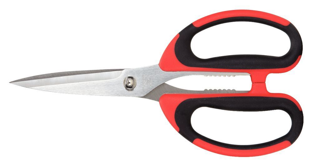 KS Tools Universal Werkstattschere 190mm schwarz-rot Produktbild KS Tools Universal Werkstattschere 190mm schwarz-rot
