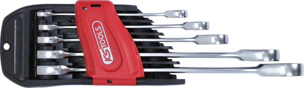 KS Tools DUO GEARplus Ratschenringmaulschlüssel Satz mit Maul Ratschenfunktion 5-teilig Produktbild KS Tools DUO GEARplus Ratschenringmaulschlüssel Satz mit Maul Ratschenfunktion 5-teilig