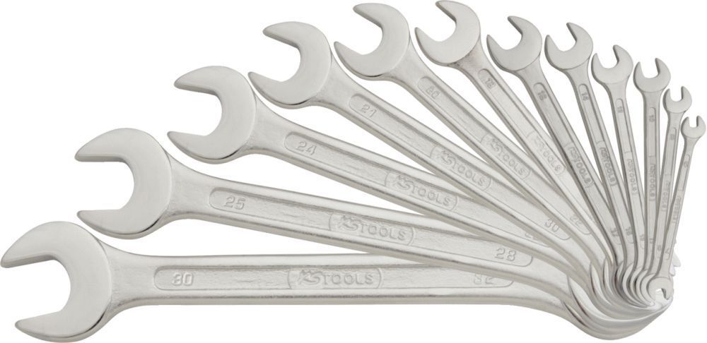 KS Tools CLASSIC Doppel Maulschlüssel Satz 12 Teile 6x7 bis 30x32mm Produktbild KS Tools CLASSIC Doppel Maulschlüssel Satz 12 Teile 6x7 bis 30x32mm