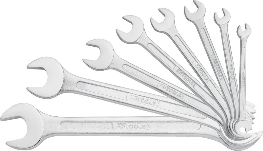 KS Tools CLASSIC Doppel Maulschlüssel Satz 10 teilig 8 - 32mm Produktbild KS Tools CLASSIC Doppel Maulschlüssel Satz 10 teilig 8 - 32mm