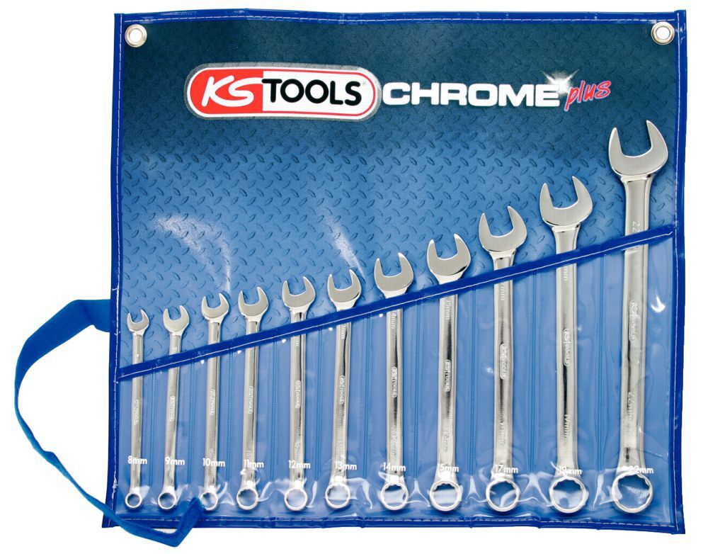 KS Tools CHROMEplus Ringmaulschlüssel Satz abgewinkelt 11-teilig Produktbild KS Tools CHROMEplus Ringmaulschlüssel Satz abgewinkelt 11-teilig