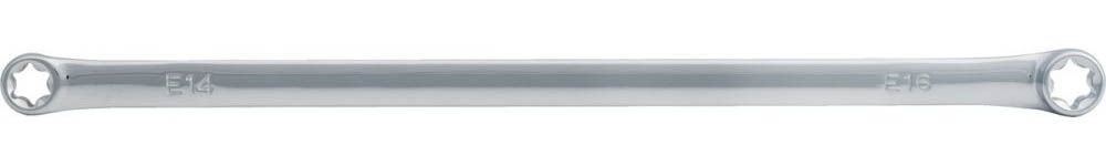 KS Tools CHROMEplus Torx E Doppel Ringschlüssel XL E22 x E24 Produktbild KS Tools CHROMEplus Torx E Doppel Ringschlüssel XL E22 x E24