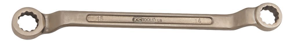 KS Tools BRONZEplus Doppel Ringschlüssel gekröpft 10x14 mm Produktbild KS Tools BRONZEplus Doppel Ringschlüssel gekröpft 10x14 mm