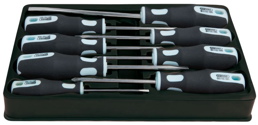 KS Tools EDELSTAHL Schraubendreher Satz 8 teilig Produktbild KS Tools EDELSTAHL Schraubendreher Satz 8 teilig