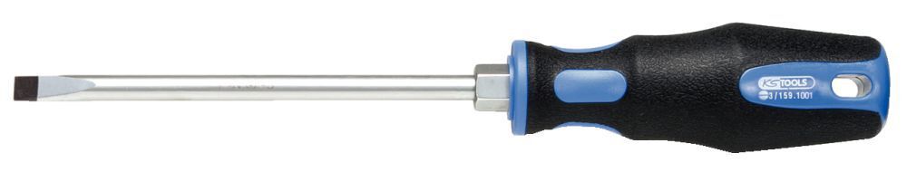 KS Tools ERGOTORQUEplus Schlitz Schraubendreher 8mm 265mm lang Produktbild KS Tools ERGOTORQUEplus Schlitz Schraubendreher 8mm 265mm lang