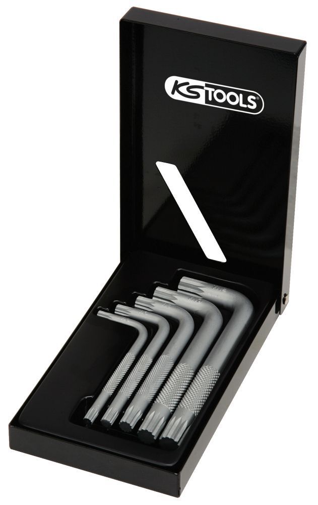 KS Tools XZN Winkelstiftschlüssel Satz kurz 5 teilig Produktbild KS Tools XZN Winkelstiftschlüssel Satz kurz 5 teilig