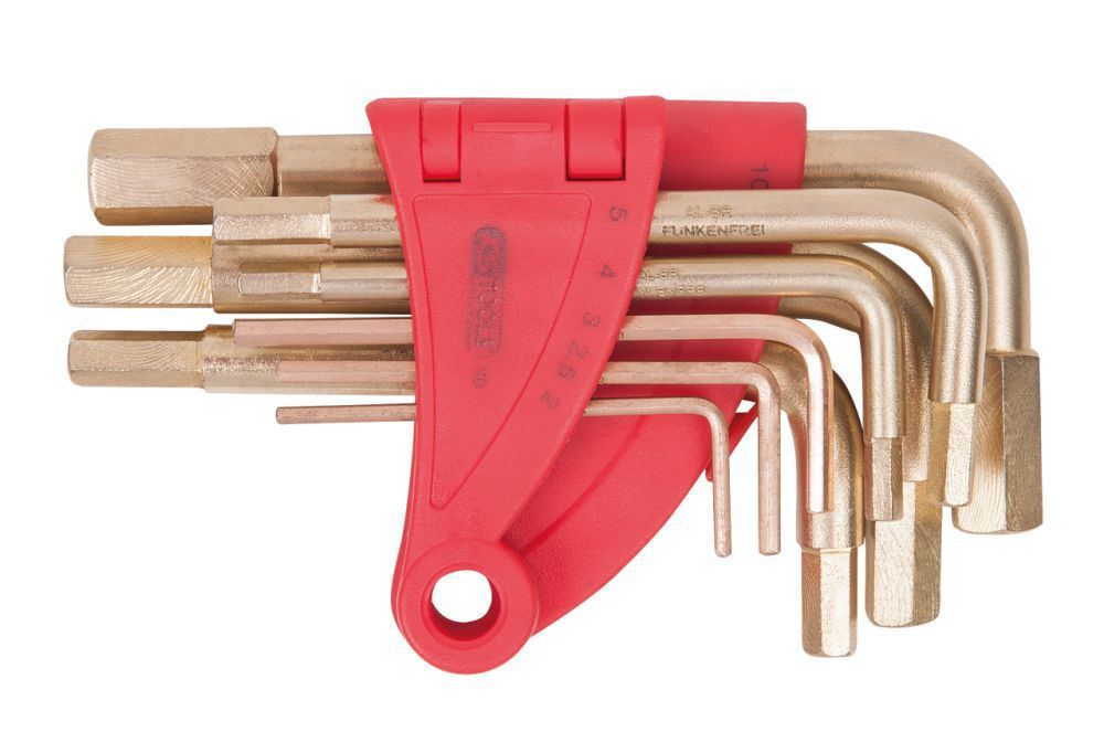 KS Tools BRONZEplus Innensechskant Winkelstiftschlüssel Satz 8 Teile Produktbild KS Tools BRONZEplus Innensechskant Winkelstiftschlüssel Satz 8 Teile
