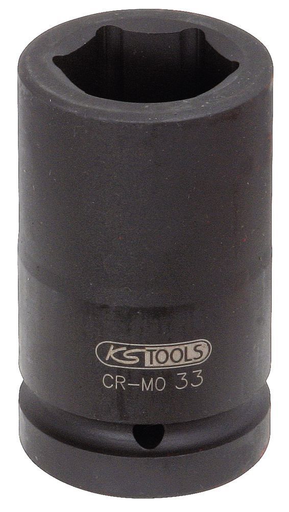 KS Tools 1 Zoll Sechskant Kraft Stecknuss lang 80mm KS Tools 1 Zoll Sechskant Kraft Stecknuss lang 80mm