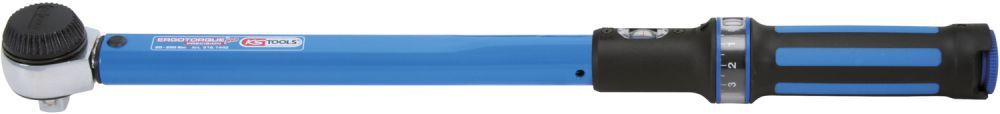 KS Tools 1/2" ERGOTORQUE®precision Ratschen-Drehmomentschlüssel Drehknopf, 40-200Nm Produktbild KS Tools 1/2" ERGOTORQUE®precision Ratschen-Drehmomentschlüssel Drehknopf, 40-200Nm