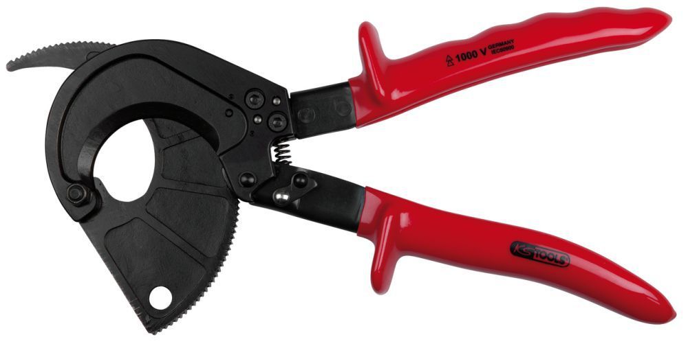 KS TOOLS Ratschenkabelschere mit Schutzisolierung 310mm Produktbild KS TOOLS Ratschenkabelschere mit Schutzisolierung 310mm bild 1