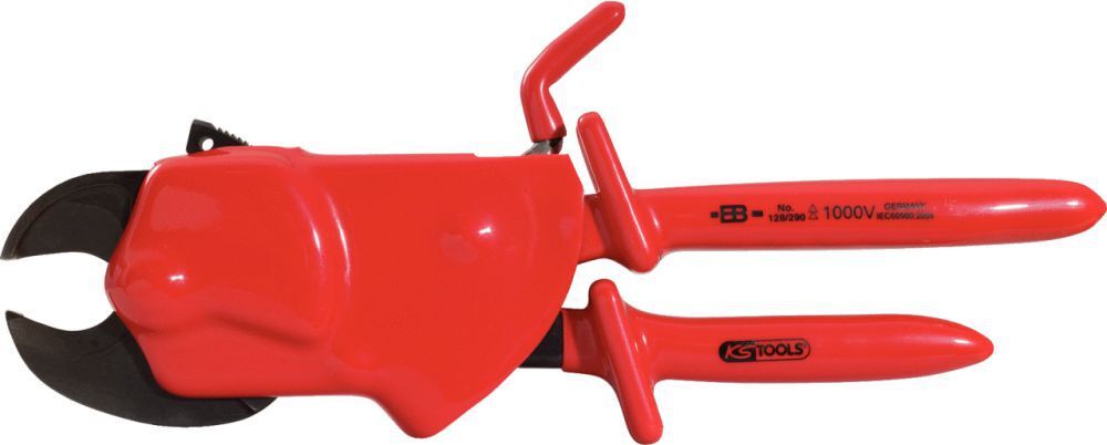KS TOOLS Einhand-Ratschenkabelschere mit Schutzisolierung 310mm Produktbild KS TOOLS Einhand-Ratschenkabelschere mit Schutzisolierung 310mm bild 1