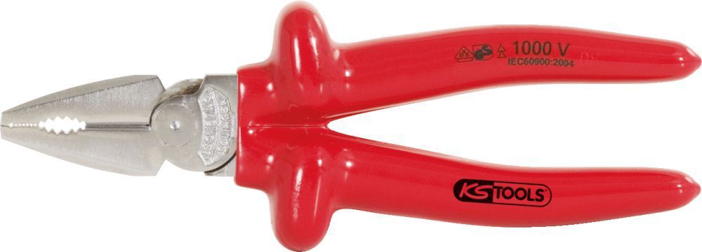 KS TOOLS 1000V Kraft-Kombinationszange 205mm Produktbild KS TOOLS 1000V Kraft-Kombinationszange 205mm