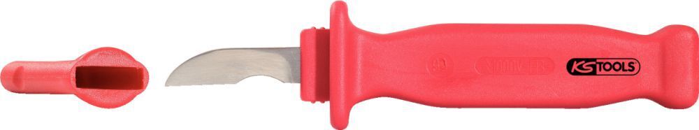 KS Tools Kabel-Abisoliermesser mit Schutzisolierung 195mm Produktbild KS Tools Kabel-Abisoliermesser mit Schutzisolierung 195mm bild 1