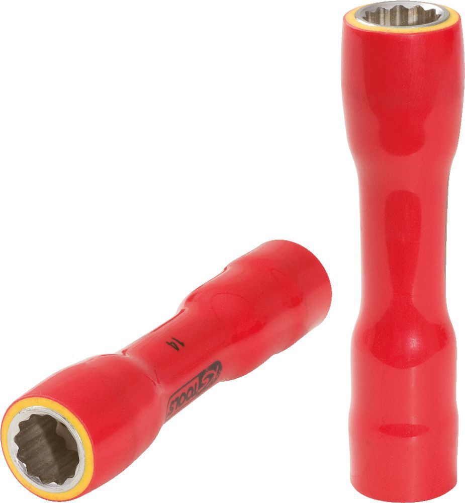 KS Tools 3/8" Stecknuss mit Schutzisolierung, XL, 13mm Produktbild KS Tools 3/8" Stecknuss mit Schutzisolierung, XL, 13mm